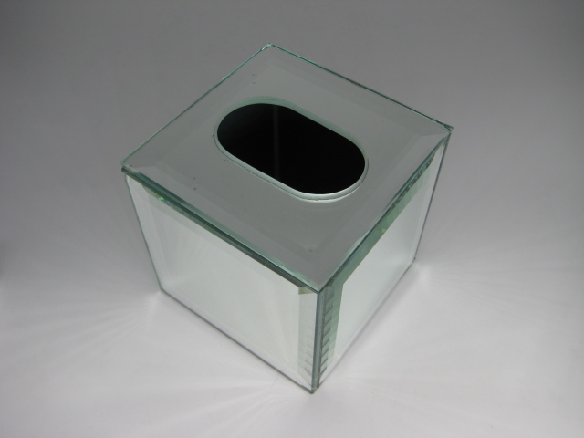 glass tissue box